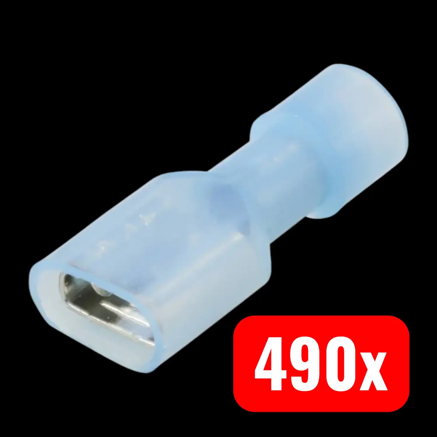 B-Ware Tru Components Flachsteckhülse Steckverbinder 6,3x0,8 Mm Volliso Blau 490 Stück