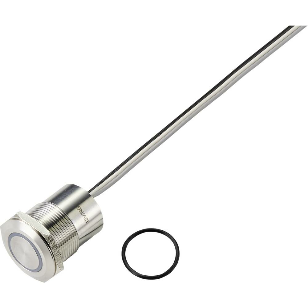 B-Ware Tru Components Sensortaster Schalter 24 V 0.5 A 1 X Aus/(Ein) Tastend Grün Rot 18m