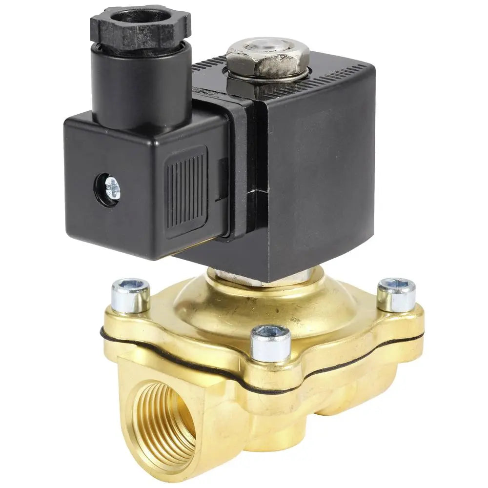 B-Ware Tru Components Ventil Magnetventil Direktgesteuertes Ventil Bronze G 1/2 15 Mm
