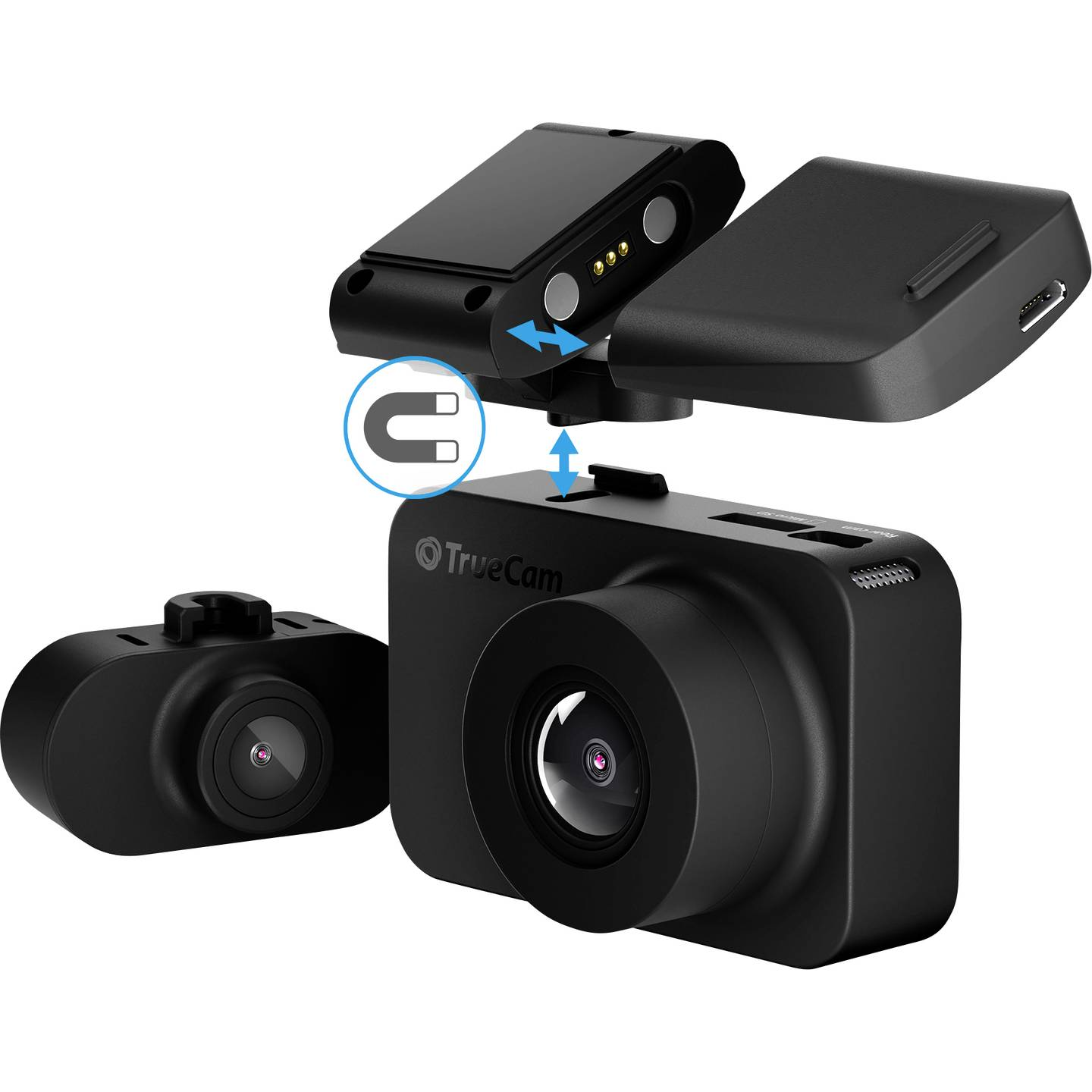 B-Ware True Cam Dashcam Autokamera Gps Dual Kamera G Sensor Wdr Schleifenaufzeichnung