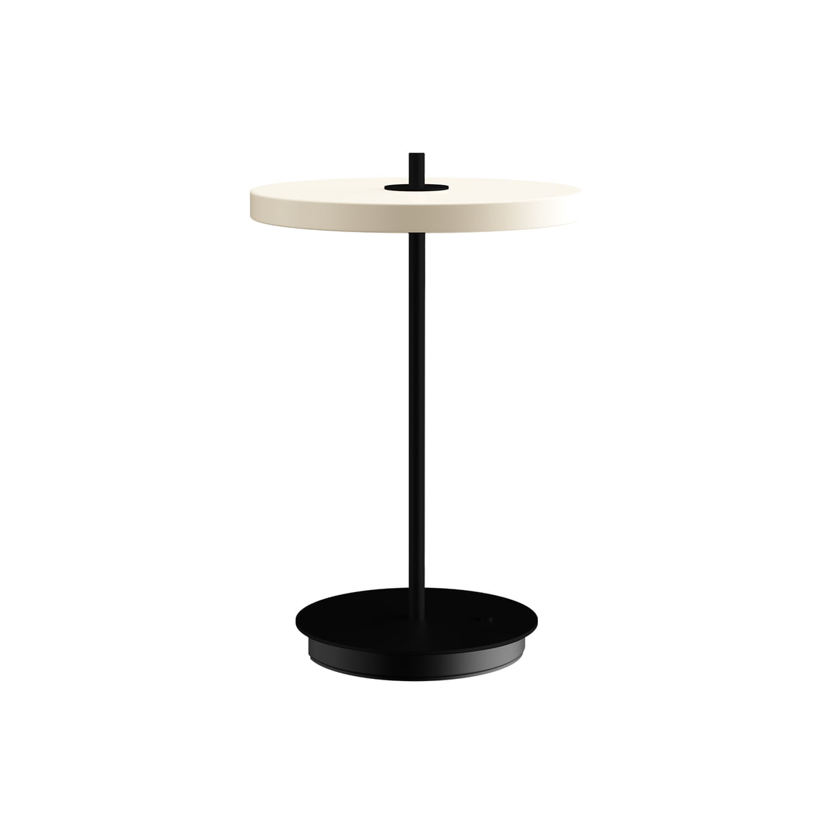B-Ware Umage Tischleuchte Lampe Led Schwarz Weiß Tragbare Kabellose Beleuchtung 30cm