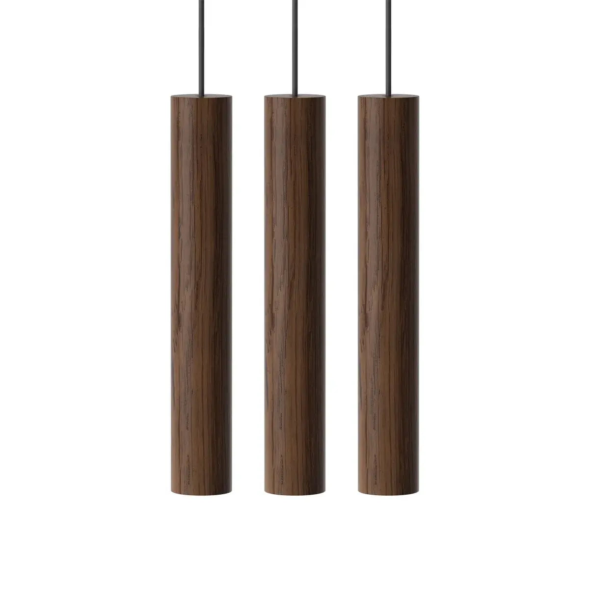 B-Ware Umage Chimes Cluster 3 Led Pendelleuchte Leuchte Holz Dunkel Eiche Wohnzimmer