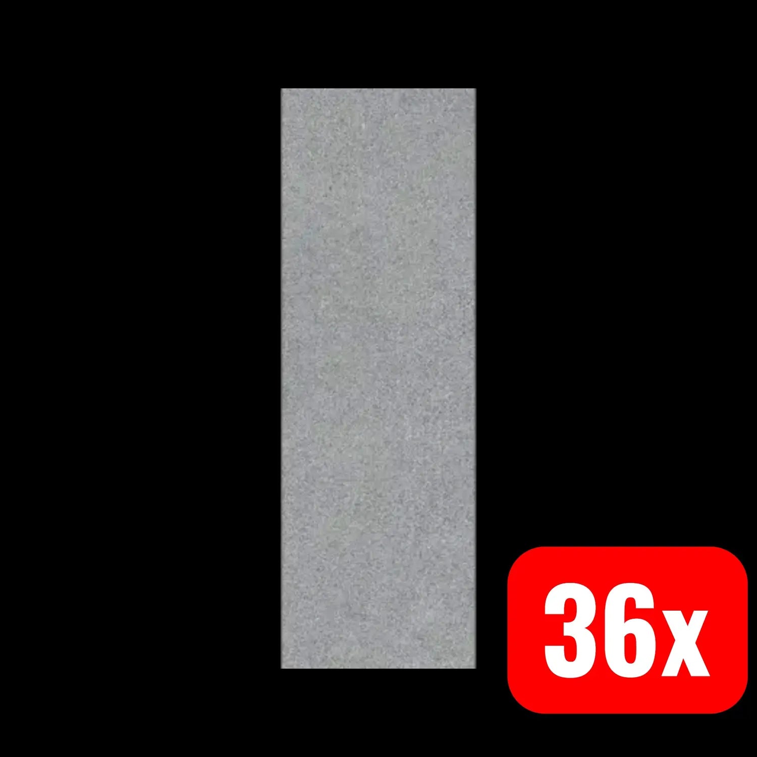 B-Ware Unbekannt Feinsteinzeug Terrassenplatte Phoenix Grau 120x40x3 36 Stück