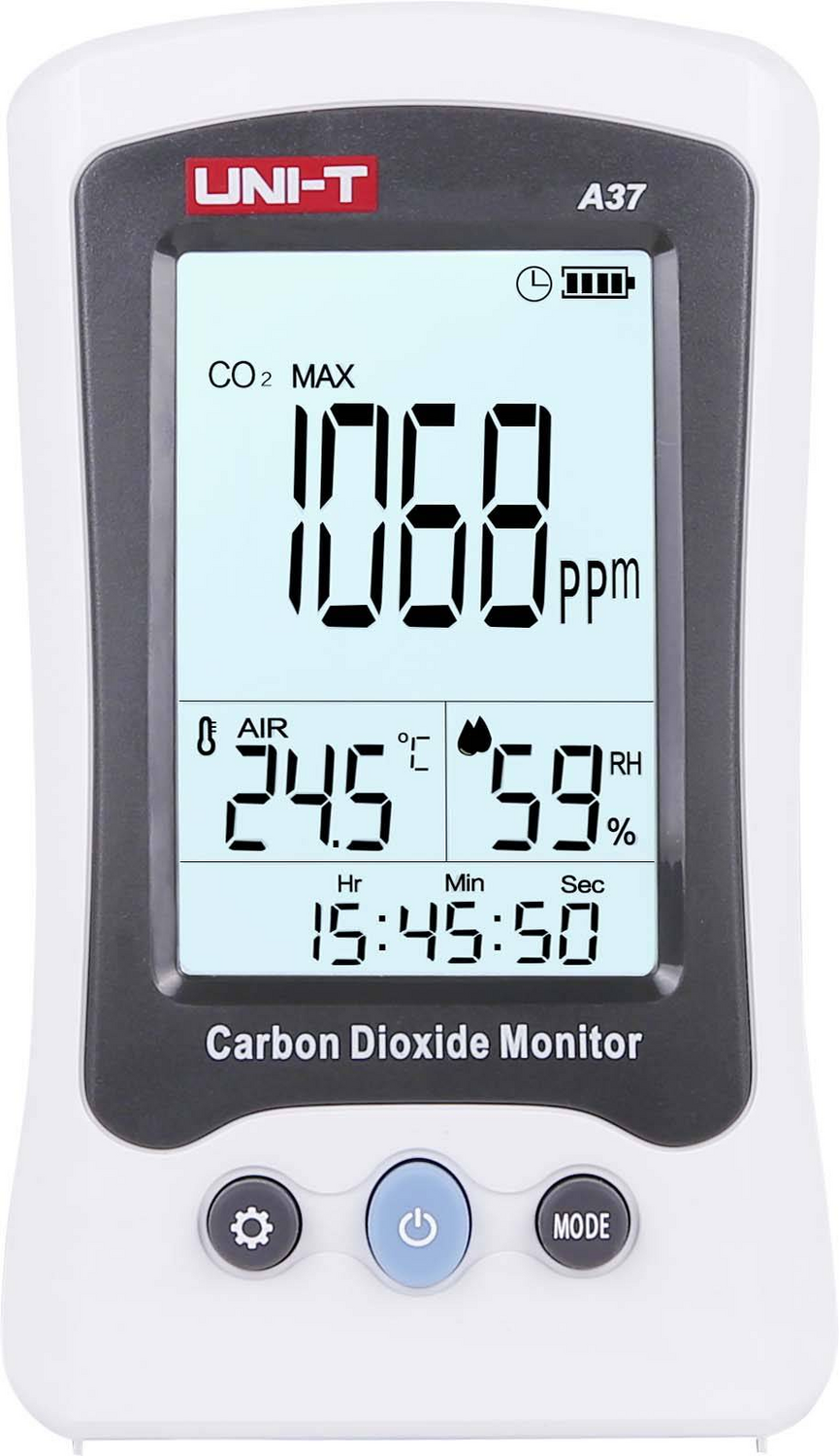 B-Ware Uni T A37 Kohlendioxid Messgerät Gasmessgerät Co2 Temperatur Luftfeuchtigkeit