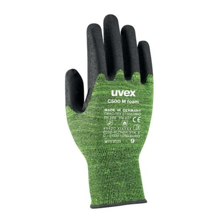 B-Ware Uvex Schnittschutzhandschuhe C500 M Handschuhe Bamboo Twinflex Soft Grip Foam