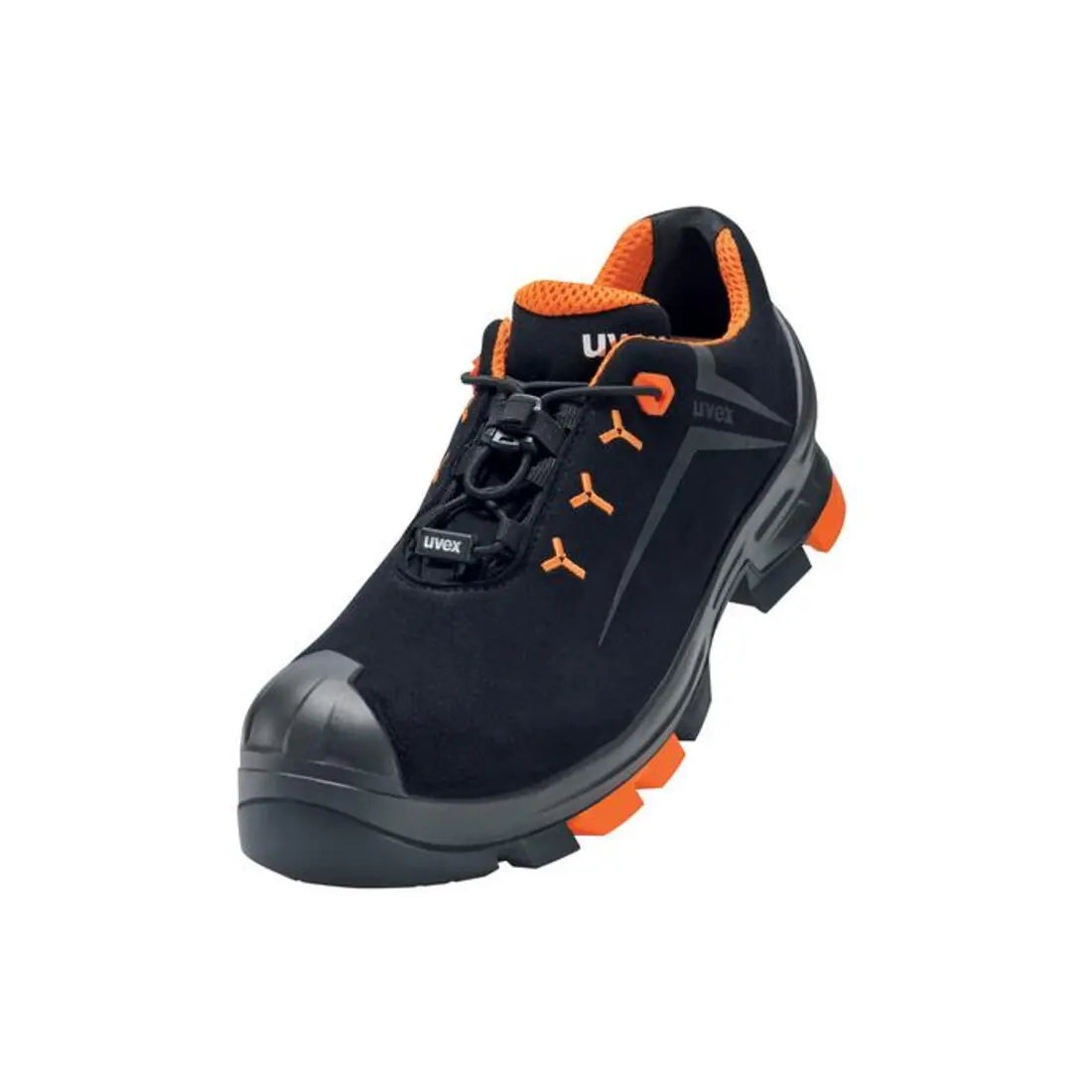 B-Ware Uvex Halbschuhe Arbeitsschuhe Sicherheitsschuhe S3 Src Schwarz Orange Größe 40