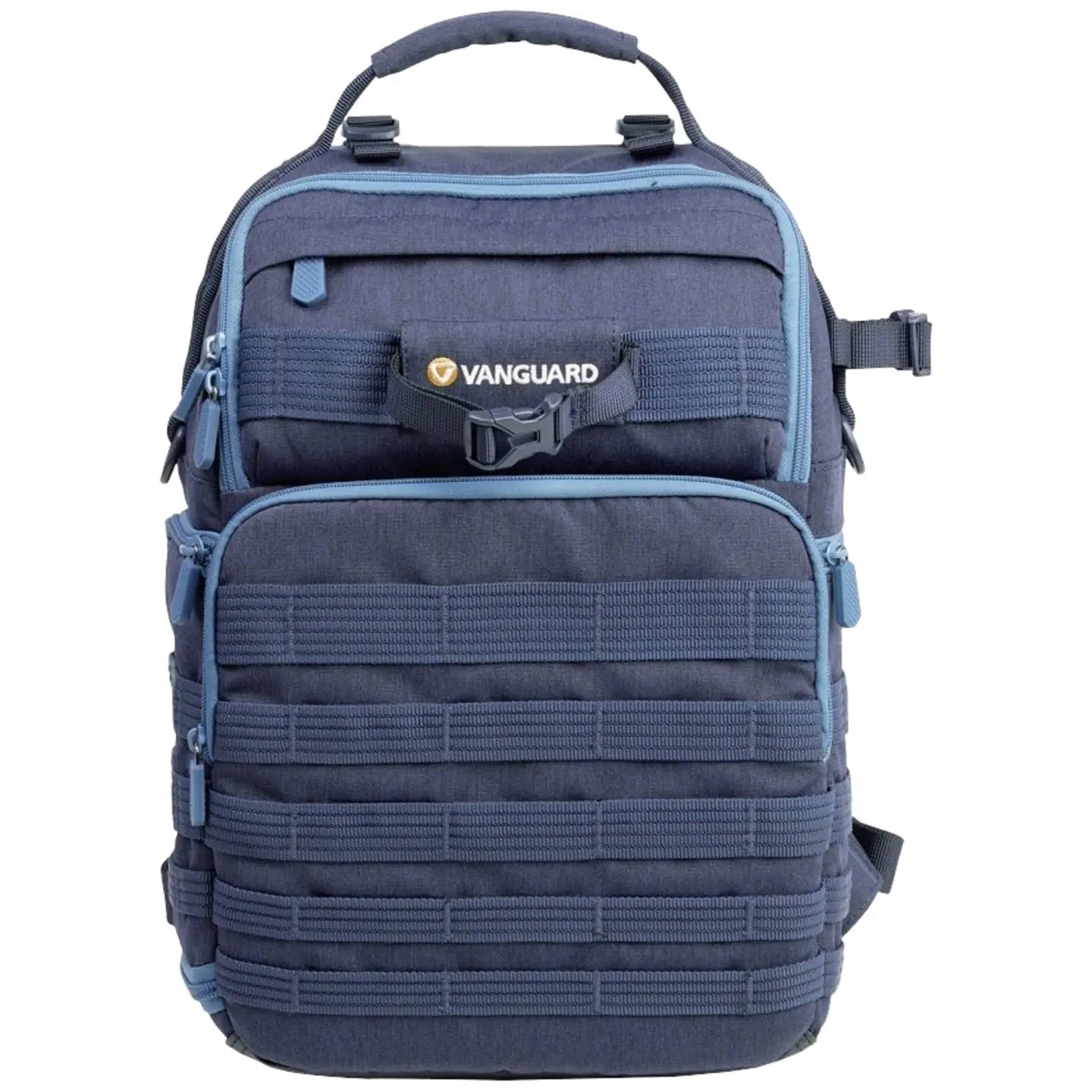 B-Ware Vanguard Rucksack Tasche Fotorucksack Kamera Navy Blau Regenschutz Stativsupport