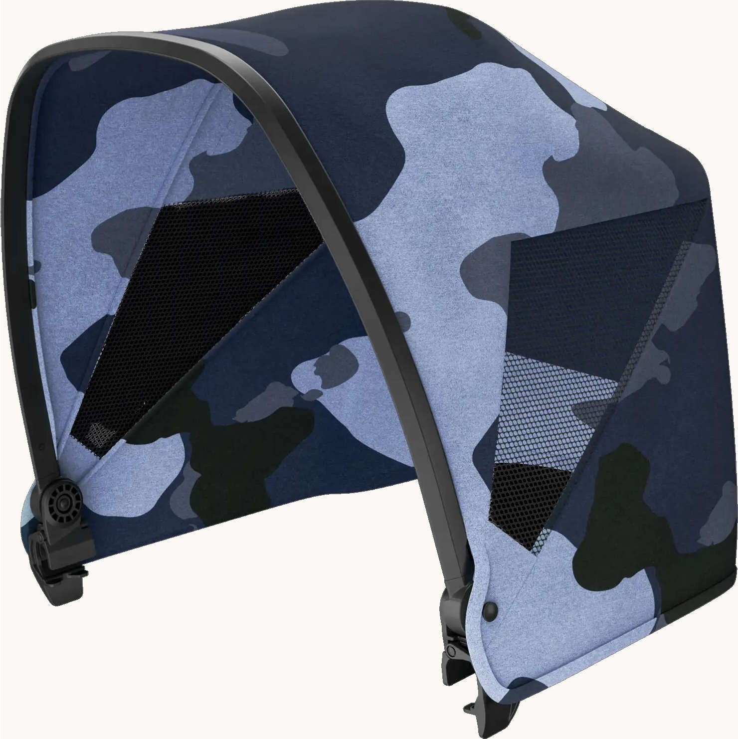 B-Ware Veer Sonnendach Verdeck Cruiser Bollerwagen Blue Camouflage Sichtfenster