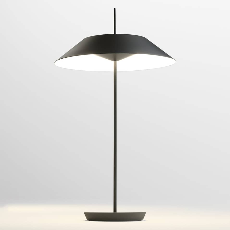 B-Ware Vibia Mayfair Led Tischlampe Tischleuchte Schreibtischlampe Leuchte Graphitgrau
