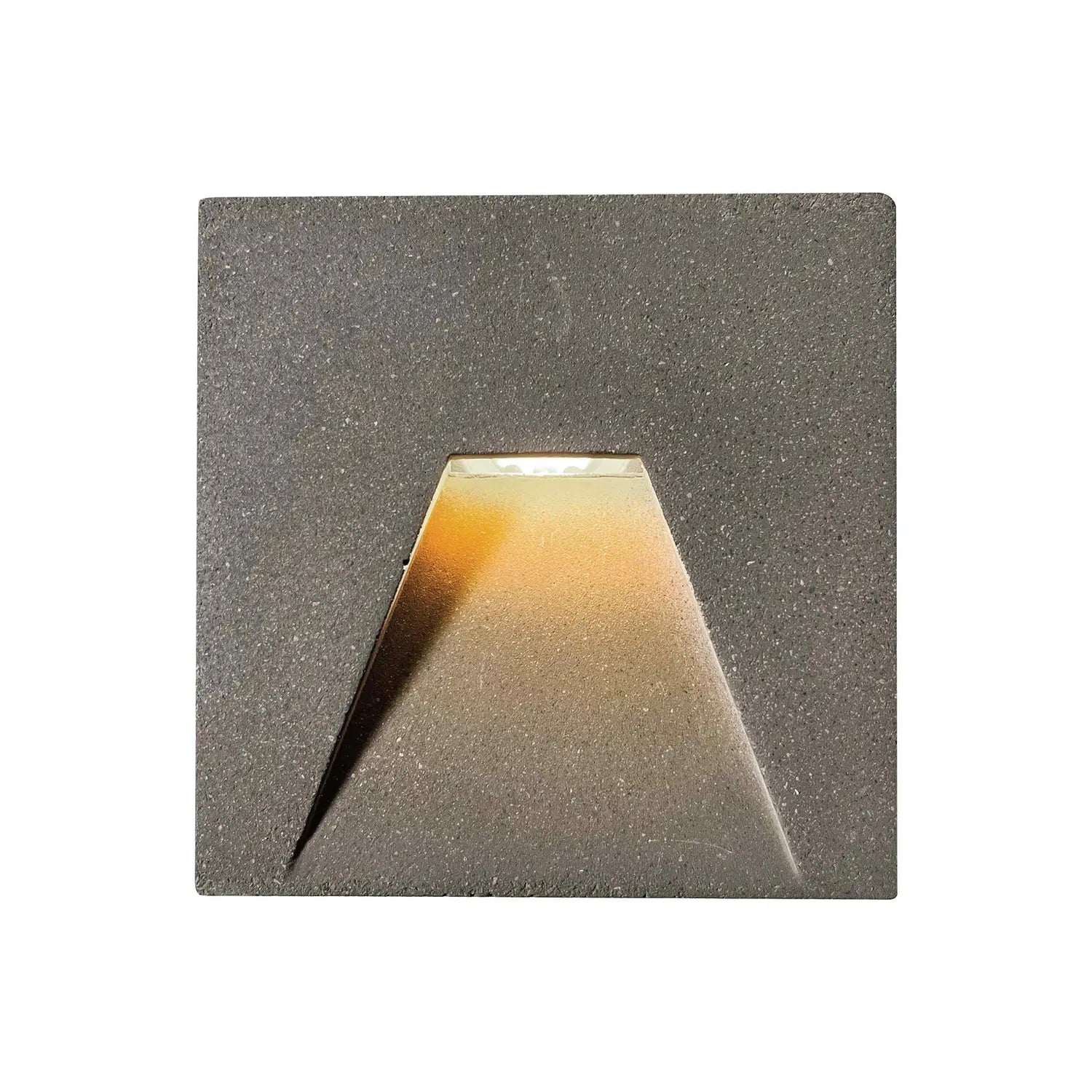 B-Ware Viokef Led Außenwandeinbauleuchte Einbauleuchte Space Grau Beton 10x10cm Ip65108