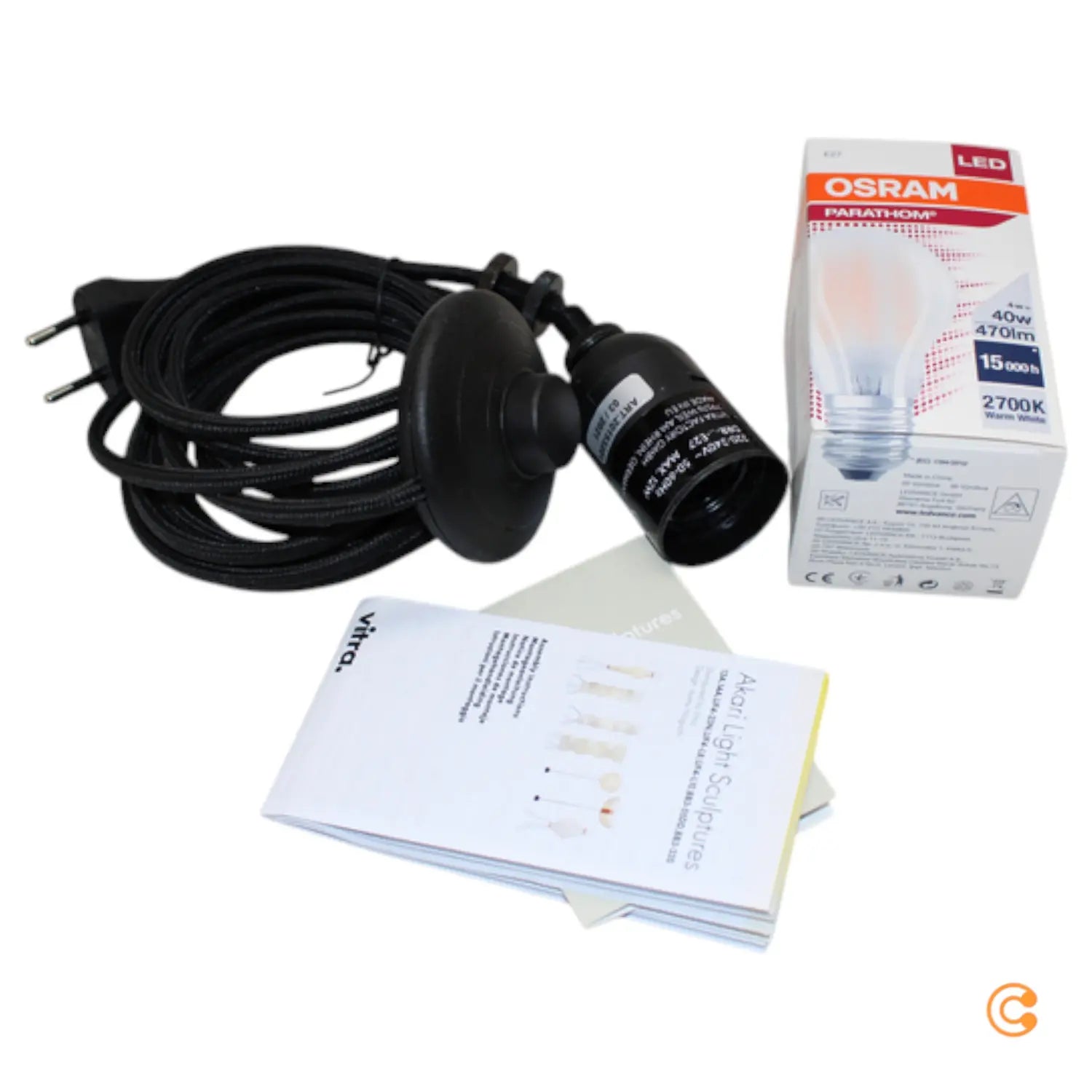 B-Ware Vitra Akari 13 A Stehleuchte Lampe Licht Weiß Raum Beleuchtung Siehe Text/Foto
