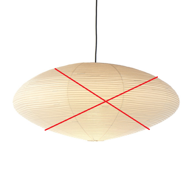 B-Ware Vitra Akari 26 A Pendelleuchte Hängeleuchte Deckenlampe Leuchte Siehe Text/Foto