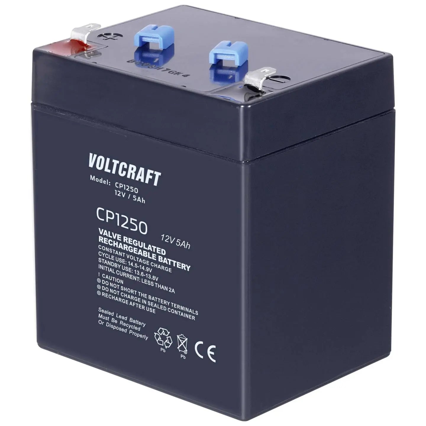 B-Ware Voltcraft Bleiakku Batterie 12 V 5 Ah Wartungsfrei Lageunabhängig Wiederaufladbar