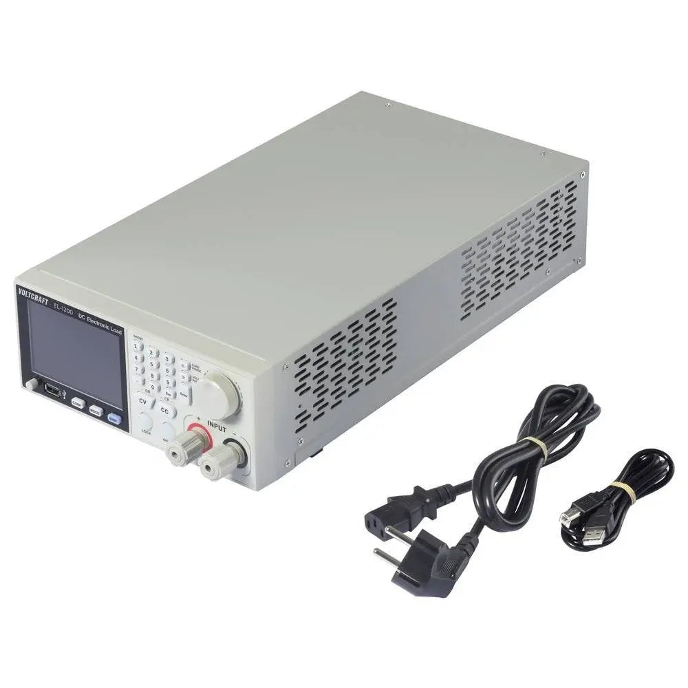 B-Ware Voltcraft Elektronische Last Prüfgerät Stromsenke El1200 Usb Rs232 Netzkabel