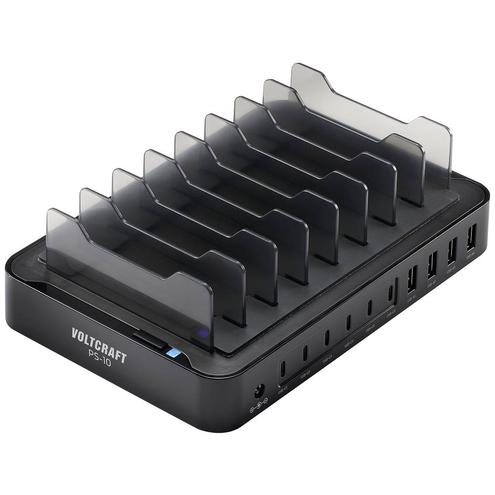 B-Ware Voltcraft Usb A Usb C Smart Usb Power Station Tischladestation Ladestation