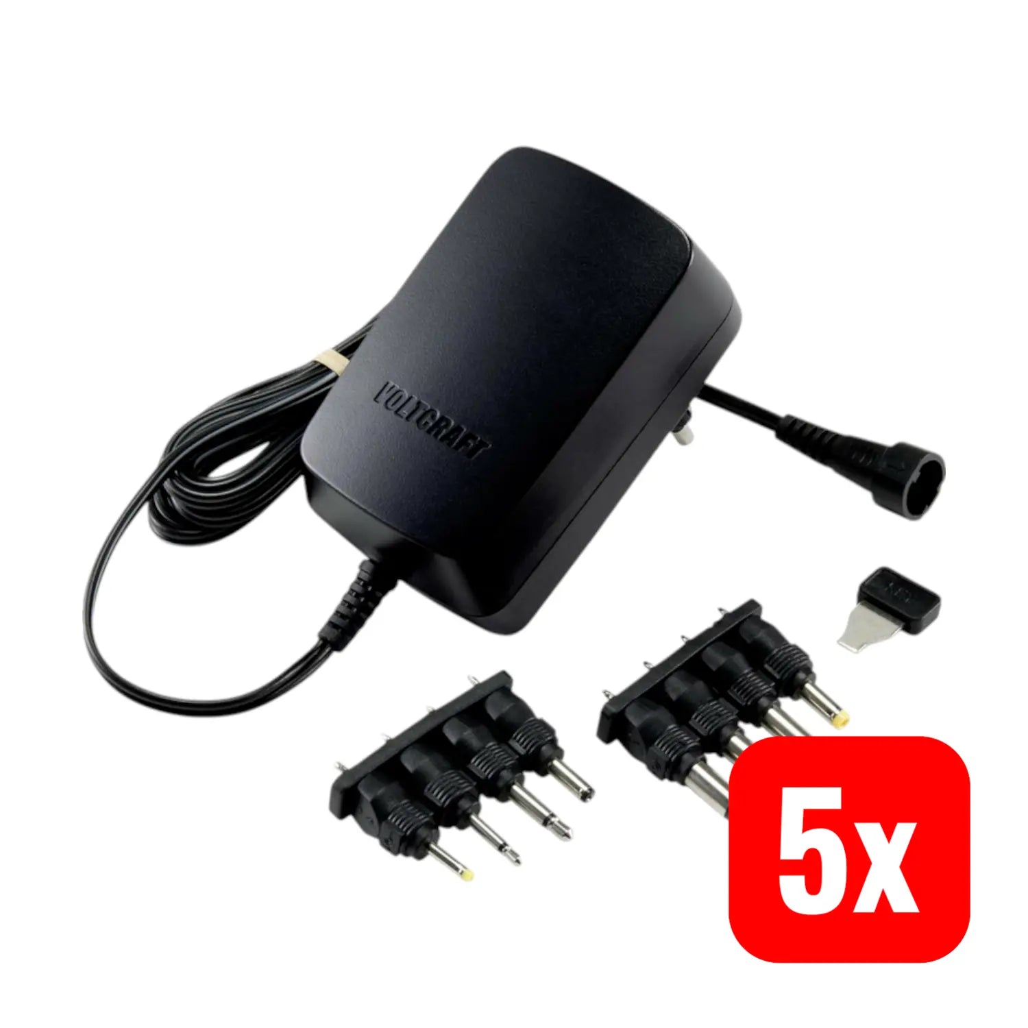B-Ware Voltcraft Usps 1500 N Steckernetzteil Netzteil Einstellbar 3 4,5 5 6 V/Dc 5 Stück