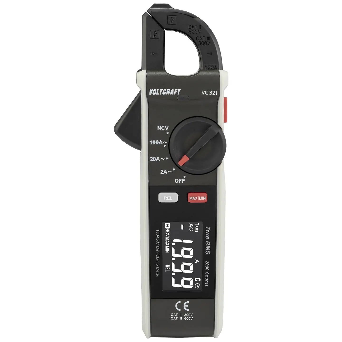 B-Ware Voltcraft Stromzange Zangenamperemeter Wechselstrommesser Vc 321 Iso Kalibriert