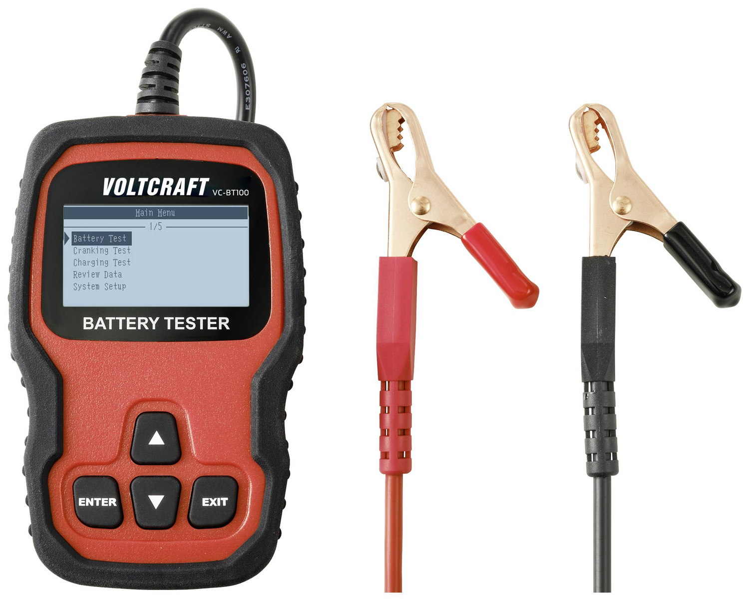 B-Ware Voltcraft Vc Bt100 Kfz Batterietester 12 V 24 V Kfz Zubehör Batterie Zubehör338