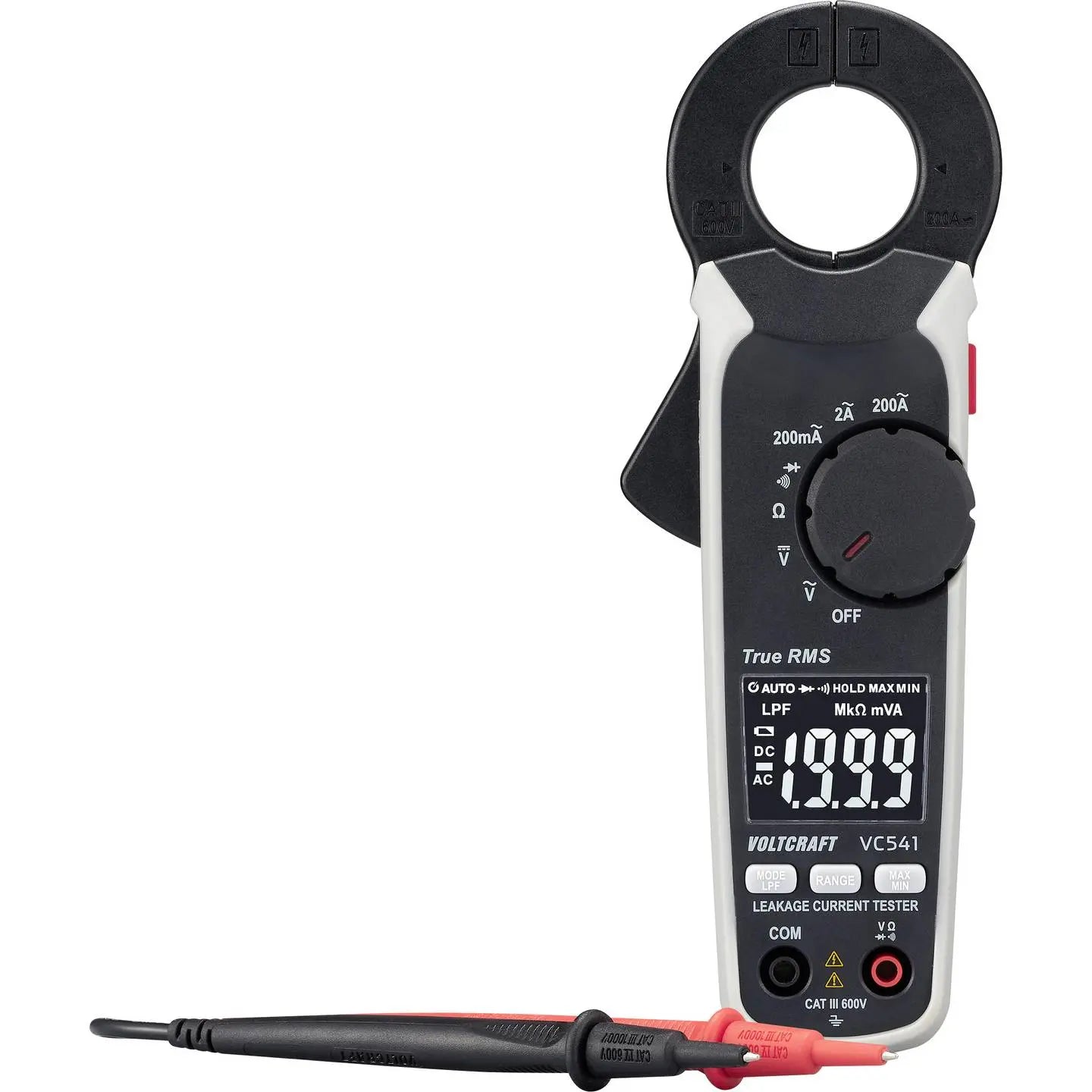 B-Ware Voltcraft Stromzange Strommessgerät Leckstromzange Vc541 Ableitstrom Messgerät