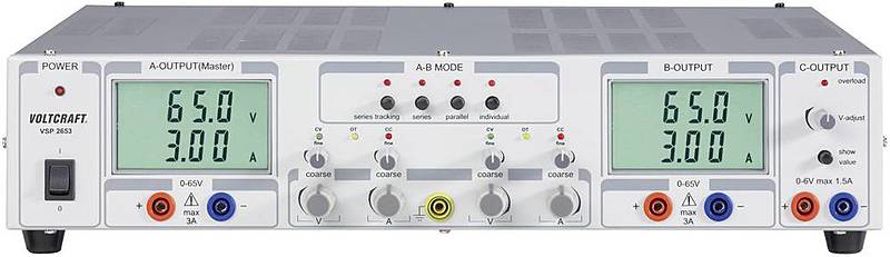 B-Ware Voltcraft Labornetzgerät Einstellbar Vsp 2653 0.1 65 V/Dc 0 3 A 399 W