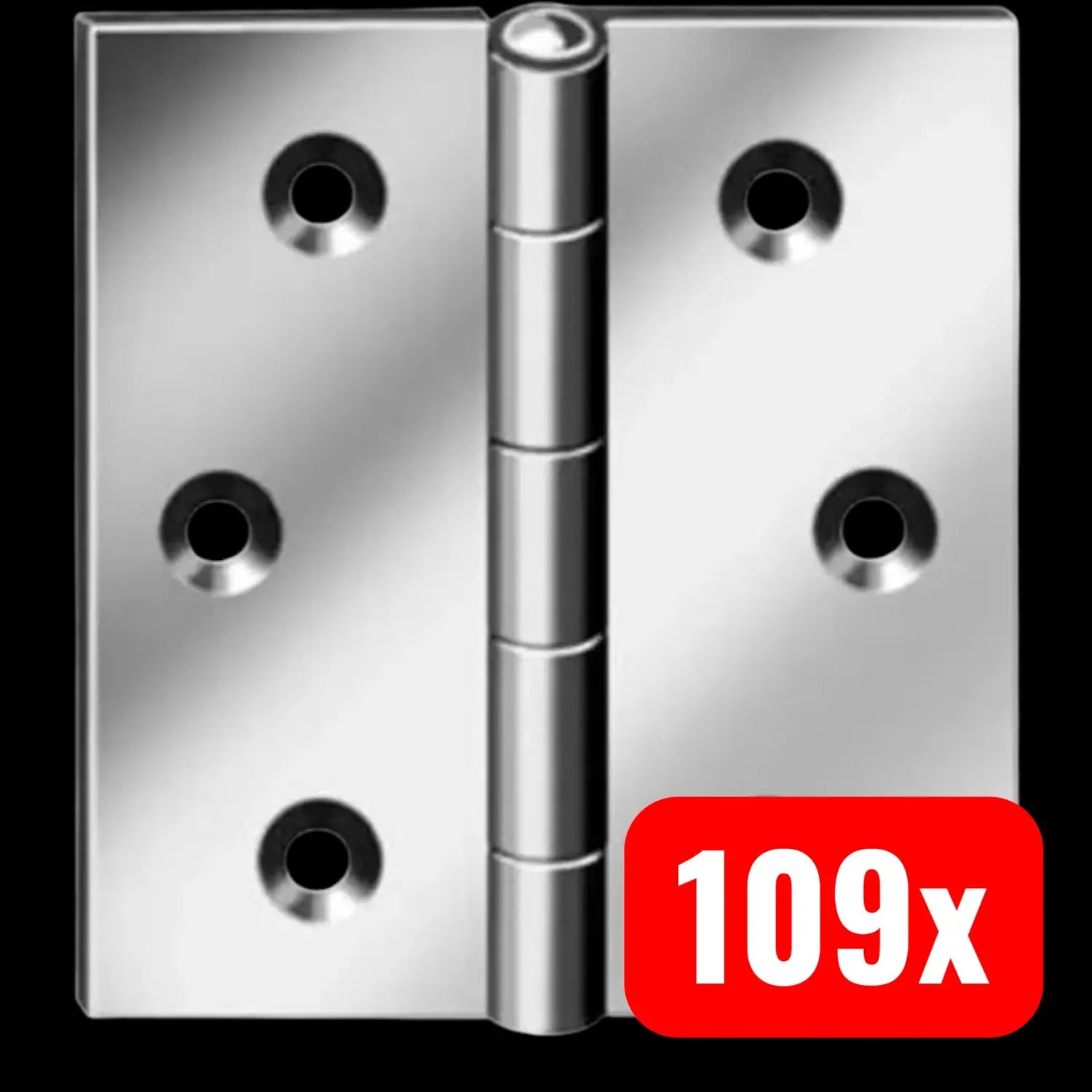 B-Ware Vormann Scharnier Band Türscharnier Din 7954 C Blau Verzinkt 60x60mm 109 Stück