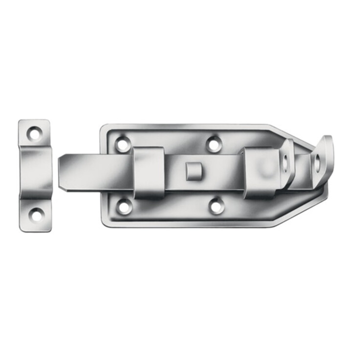 B-Ware Vormann Türschlossriegel Riegel Schlossriegel Blau Verzinkt Schlaufe 120mm 10 St