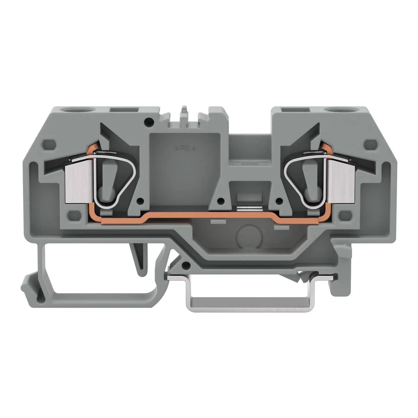 B-Ware Wago 282 901 Durchgangsklemme Klemme 8 Mm Zugfeder Belegung L Grau 50 St