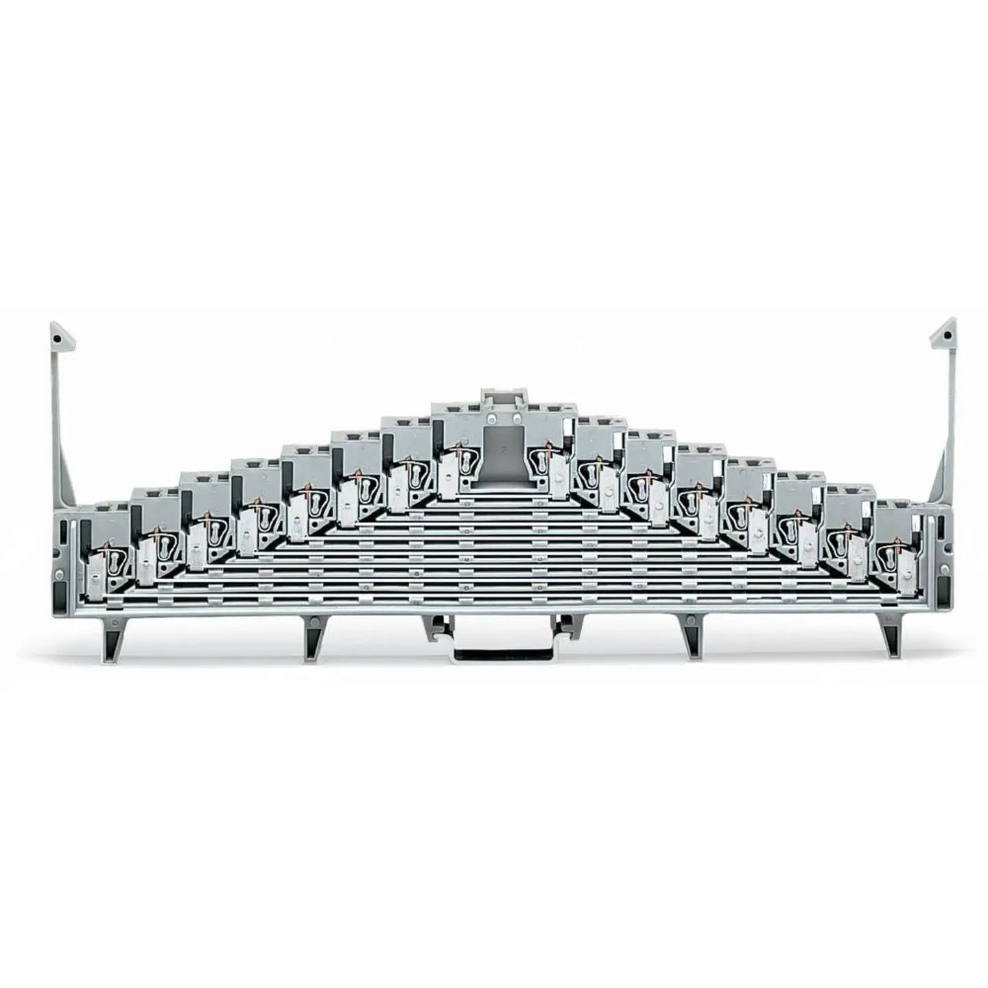 B-Ware Wago Rangierklemme Reihenklemme Zugfeder Klemme 727130001000 Grau 25 Stück