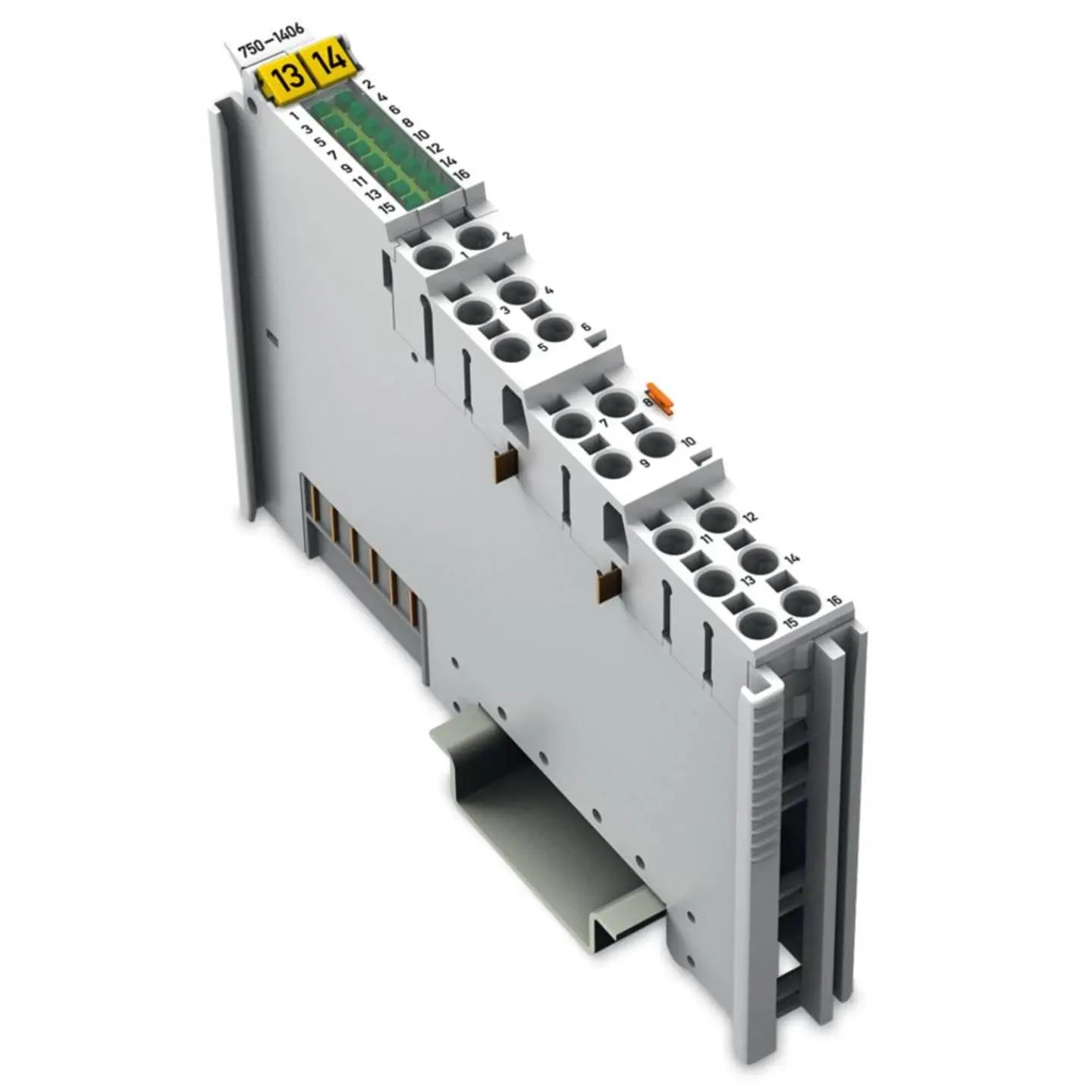 B-Ware Wago Sps Digitaleingangsmodul Eingangsmodul 7501406 Lichtgrau Hutschiene 24 V Dc
