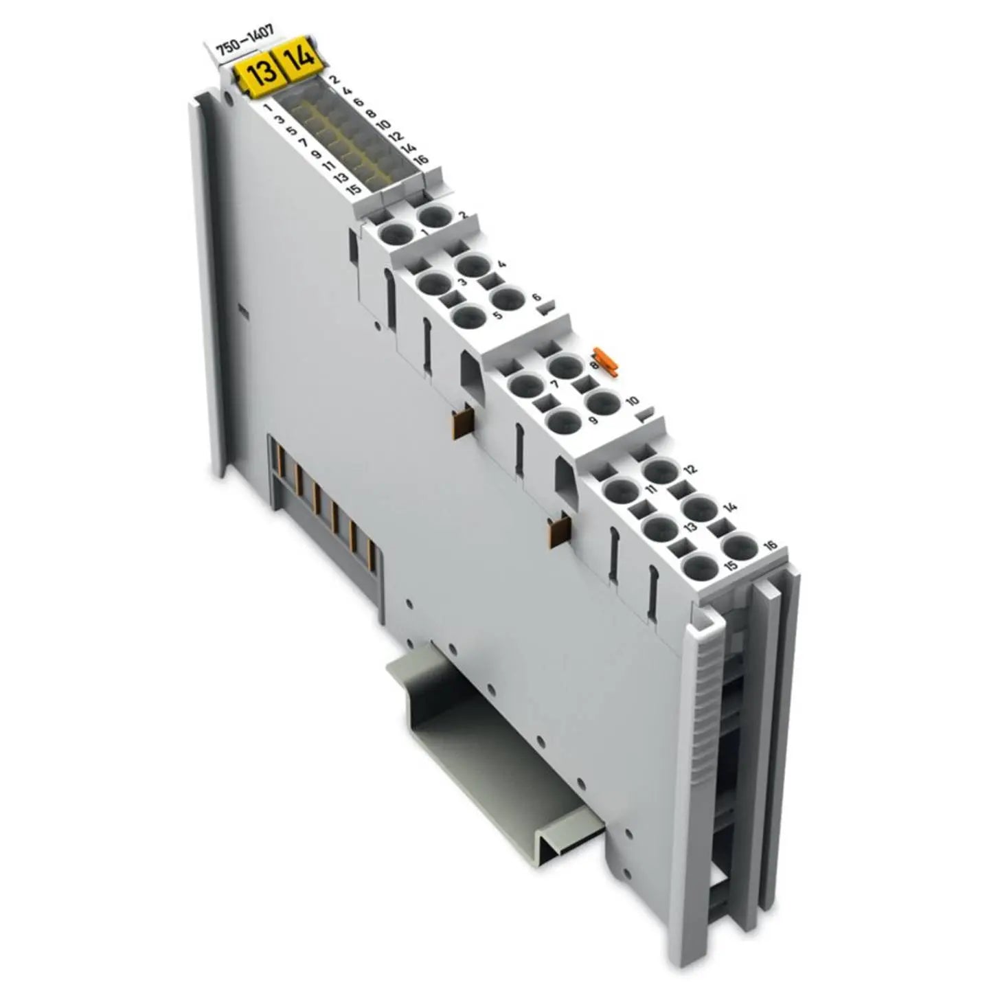 B-Ware Wago Sps Digitaleingangsmodul Eingangsklemme 7501407 Hutschiene Lichtgrau 1 Stk