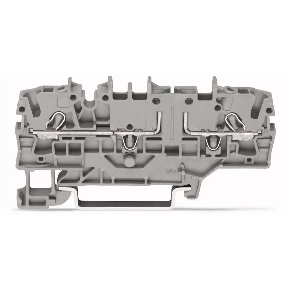B-Ware Wago Reihenklemme Basisklemme Klemmenblock Grau Push In Cage 2,5 Clamp 50 Stück