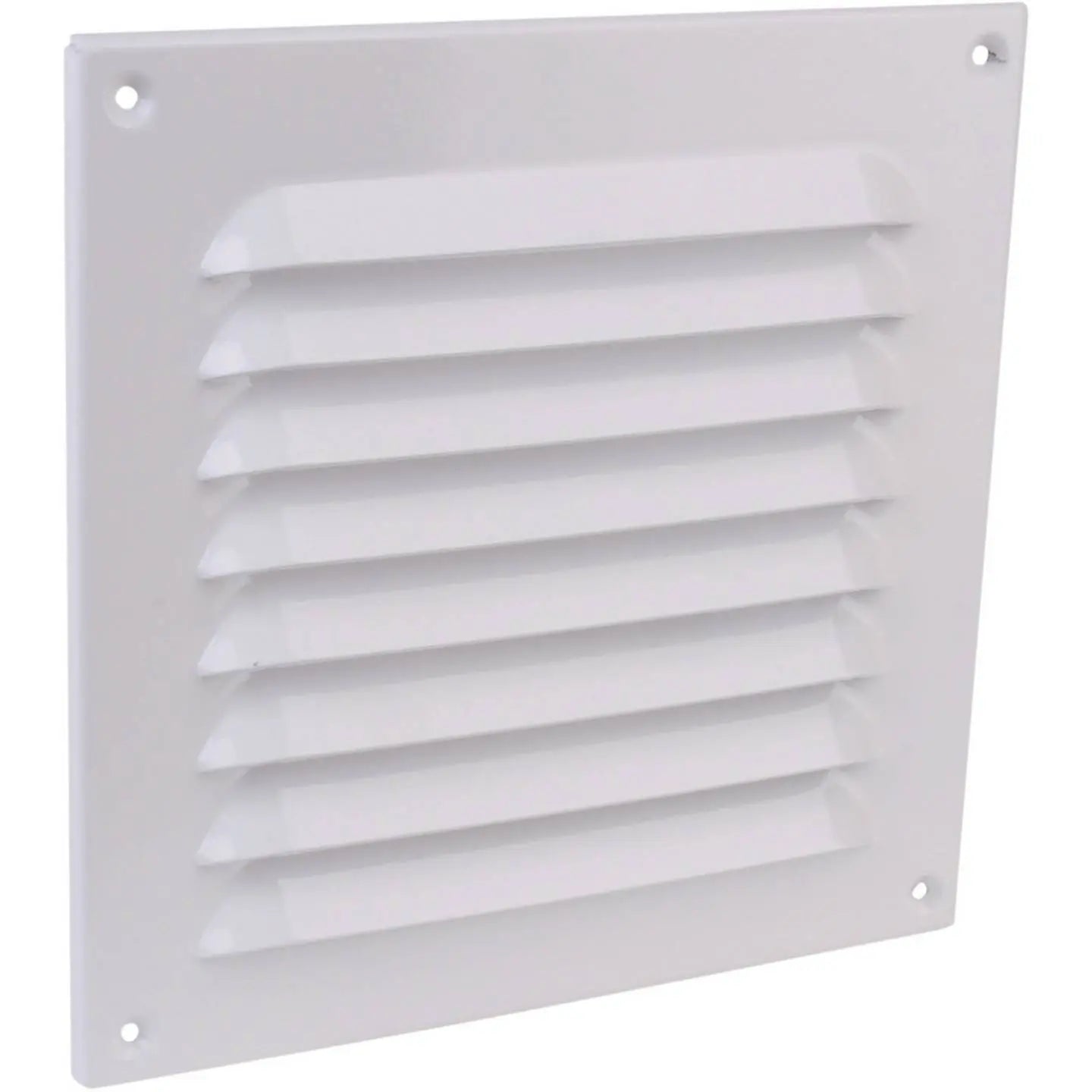 B-Ware Wallair Abdeckgitter N31811 Lüftergitter Aluminium Fliegengitter Weiß 25 X 25 Cm
