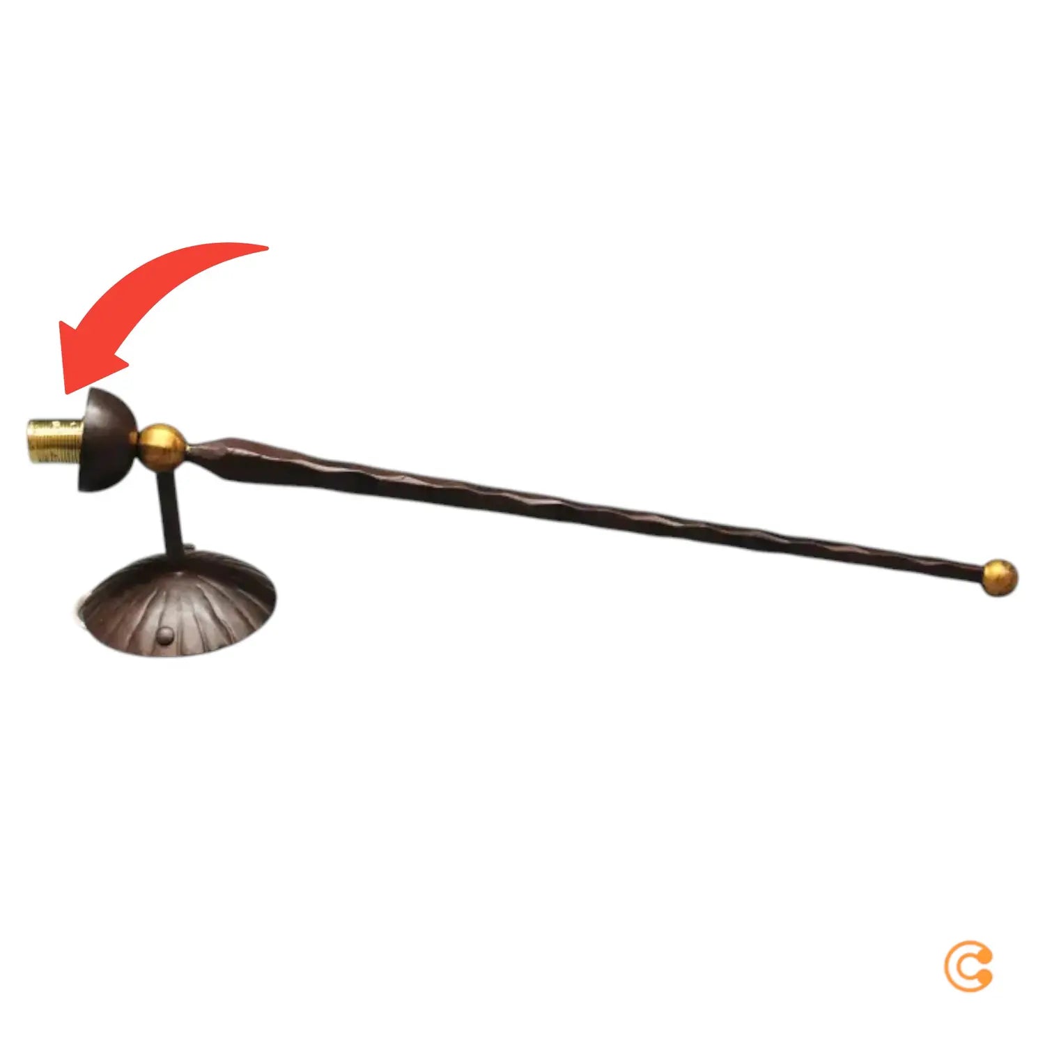 B-Ware Kögl Wandlampe Leuchte Antico Scavoglas Rund Höhe 73 Cm Siehe Text/Foto