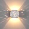 B-Ware Lindby Wandlampe Jiru Wandleuchte Lampe Leuchte Wohnzimmer Flur Gipskugel Weiß