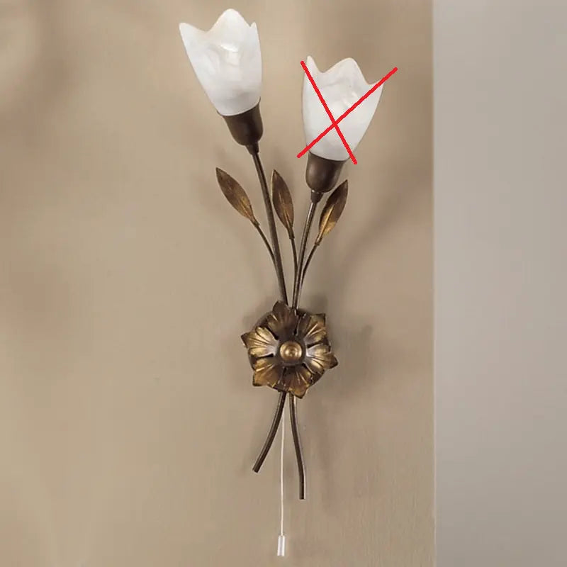B-Ware Campana Wandleuchte Lampe Blüte Beleuchtung Wandlampe Leuchte Siehe Text/Foto