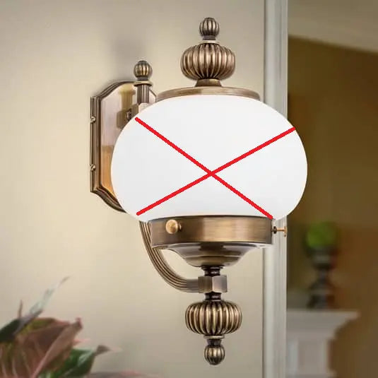 B-Ware Orion Wandleuchte Delia Wandlampe Garten Altmessing 1 Flammig Siehe Text/Foto