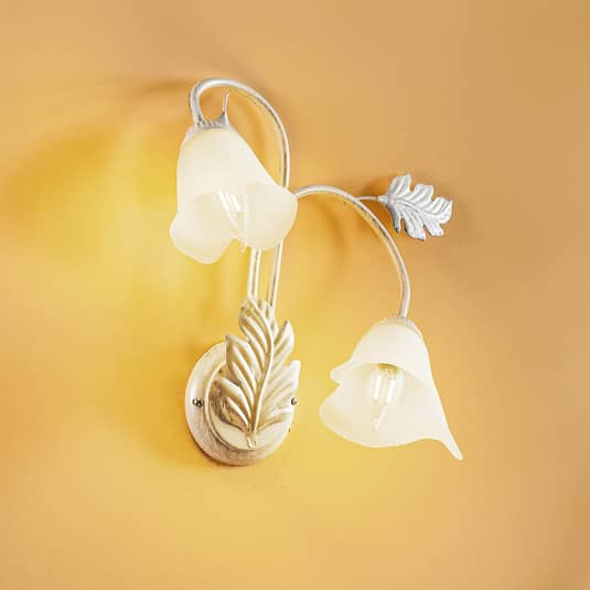 B-Ware Euluna Wandleuchte Wandlampe Lampe Leuchte Marilena Florentiner Stil 2 Flammig