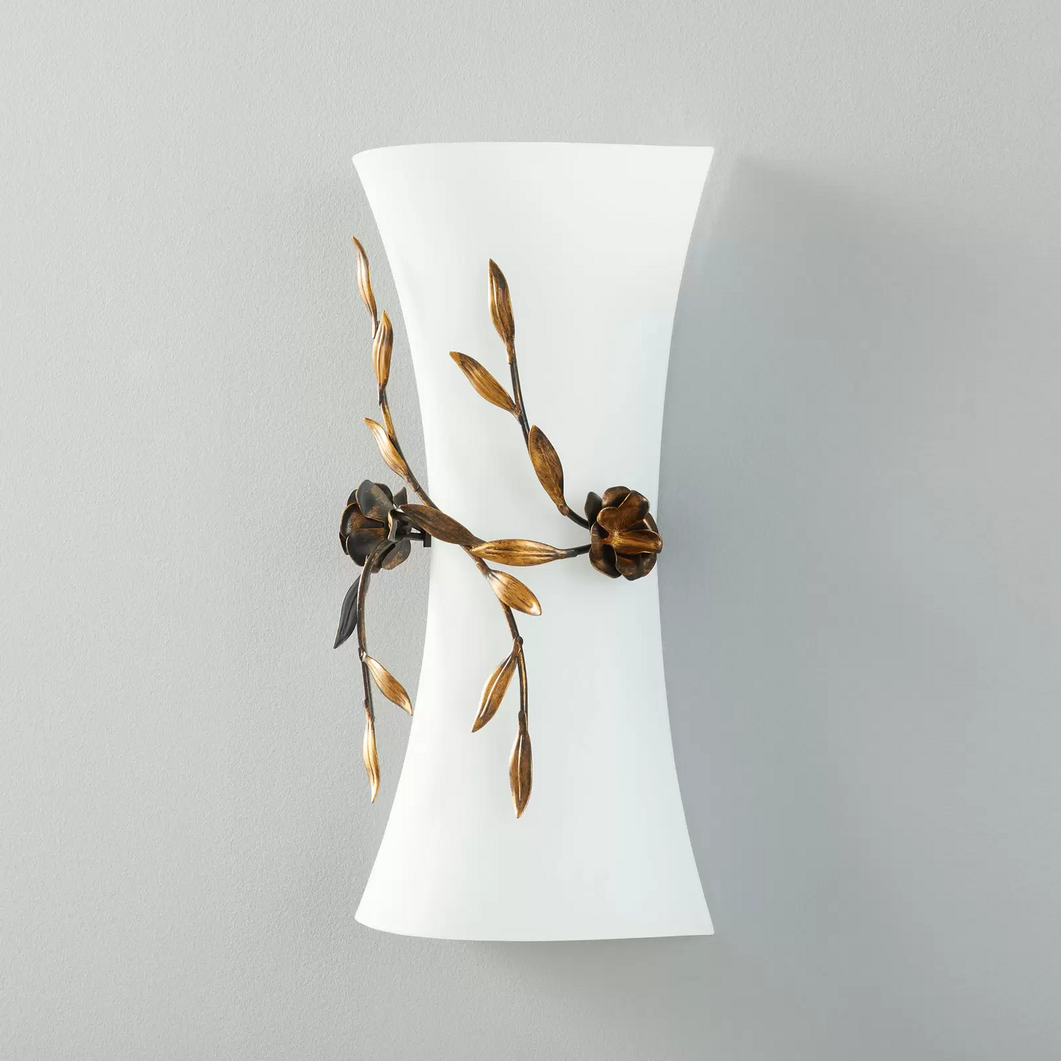 B-Ware Kögl Wandleuchte Rose Mit Glasschirm Wandlampe Lampe Leuchte Spot Licht E27