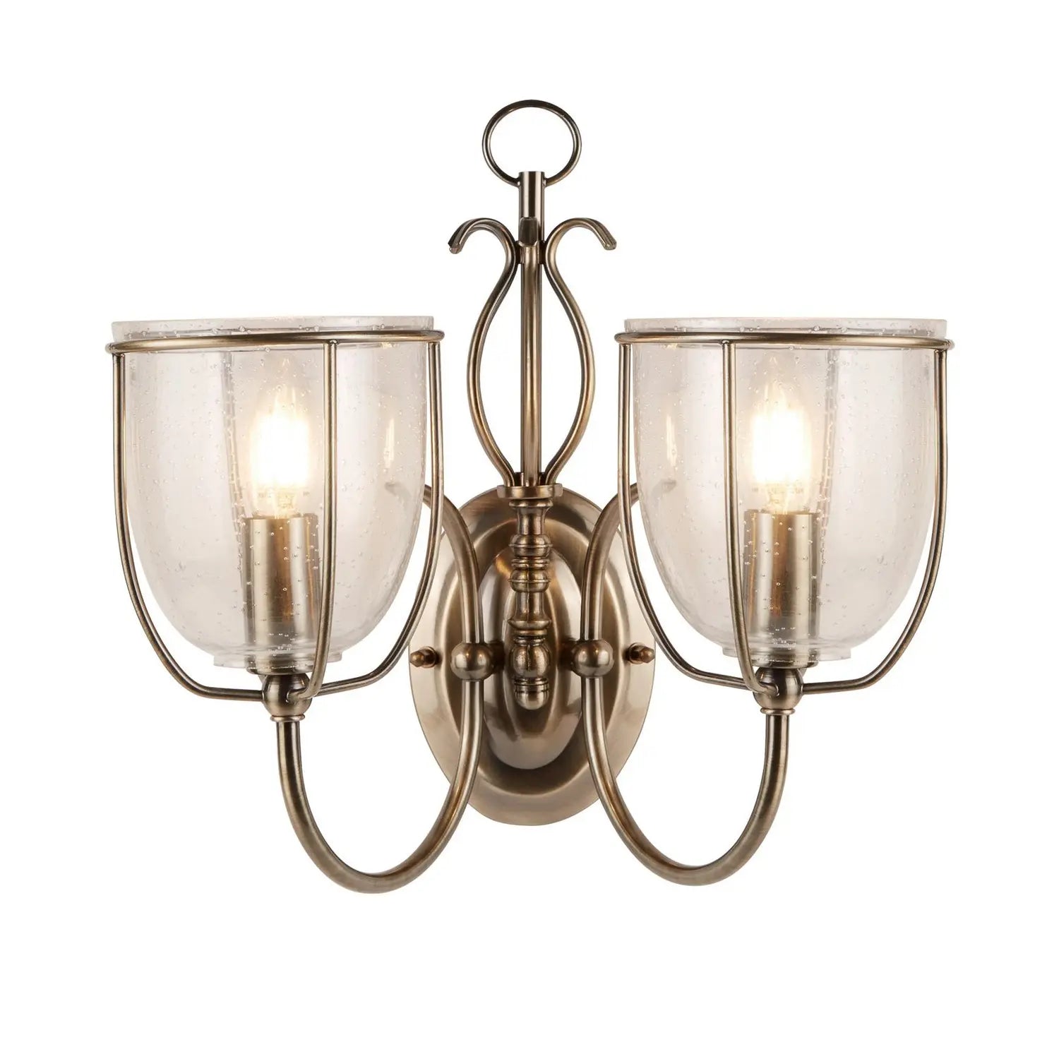B-Ware Silhouette Wandleuchte Wandlampe 2 Flammig Beleuchtung Wohnzimmer Innenbereich