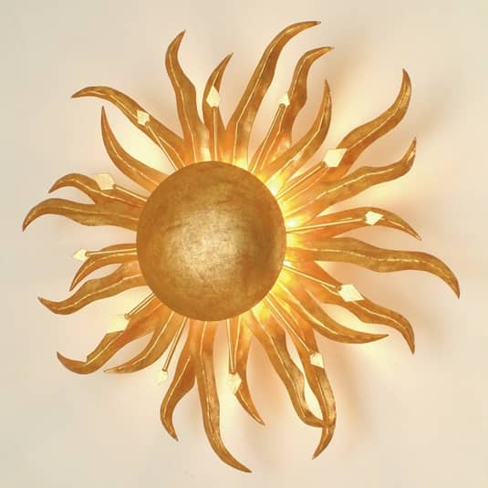 B-Ware Holländer Wandleuchte Sonne Wohnzimmerleuchte Wandlampe Flurleuchte Lampe E27
