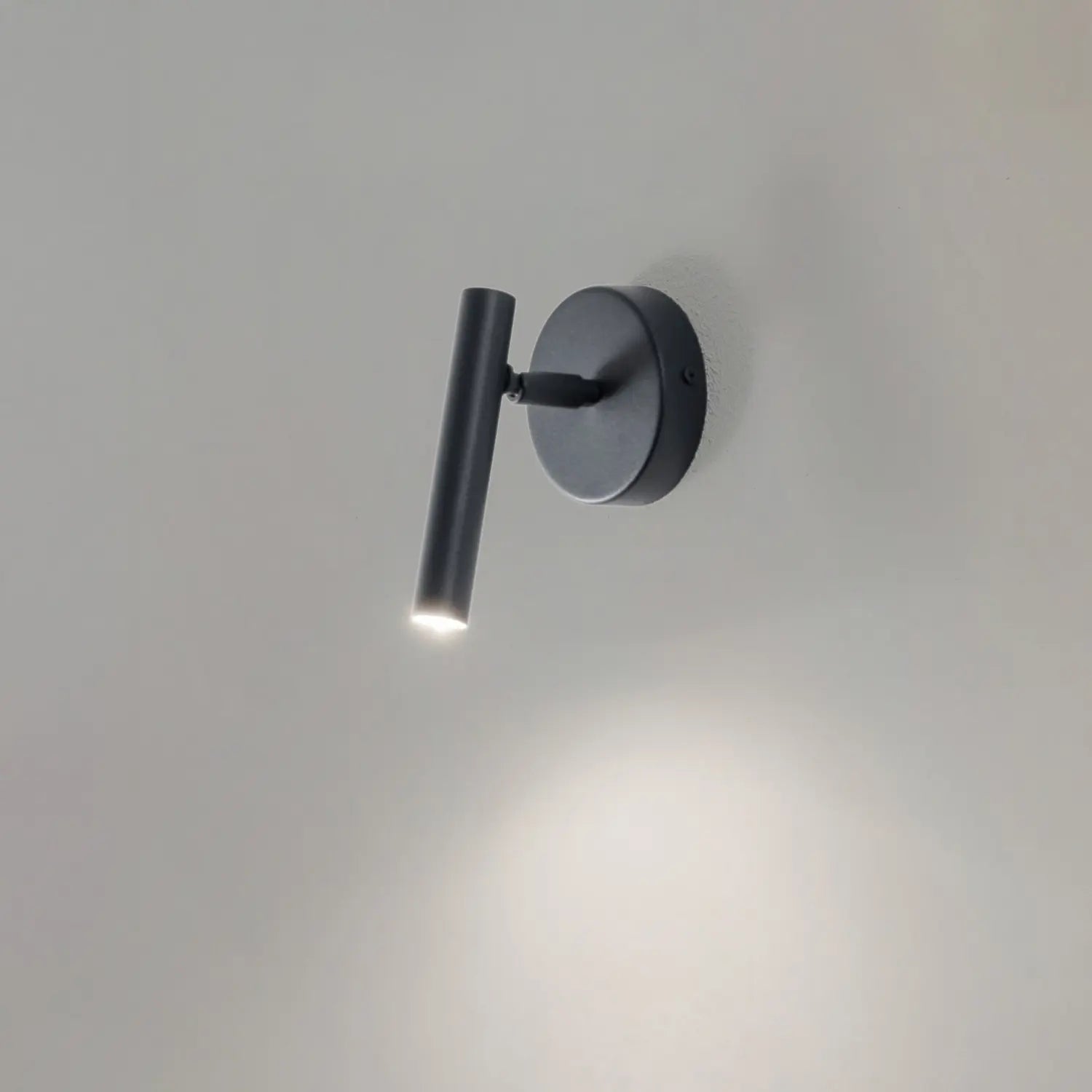B-Ware Sopel Wandleuchte Wandlampe Anthrazit 1 Flammig Stahl Höhe 15 Cm