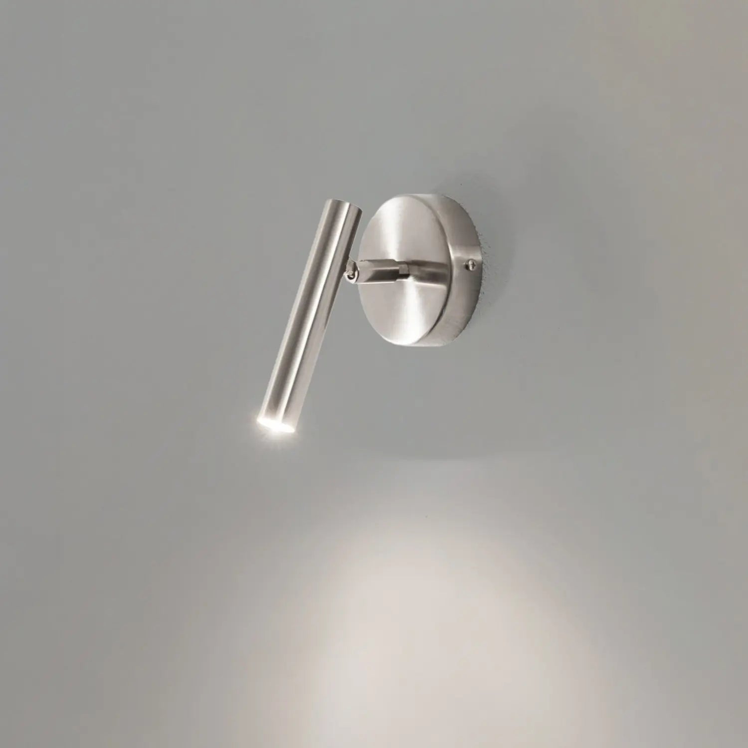B-Ware Sopel Wandleuchte Lampe Silber 1 Flammig Stahl G9 Höhe 15 Cm