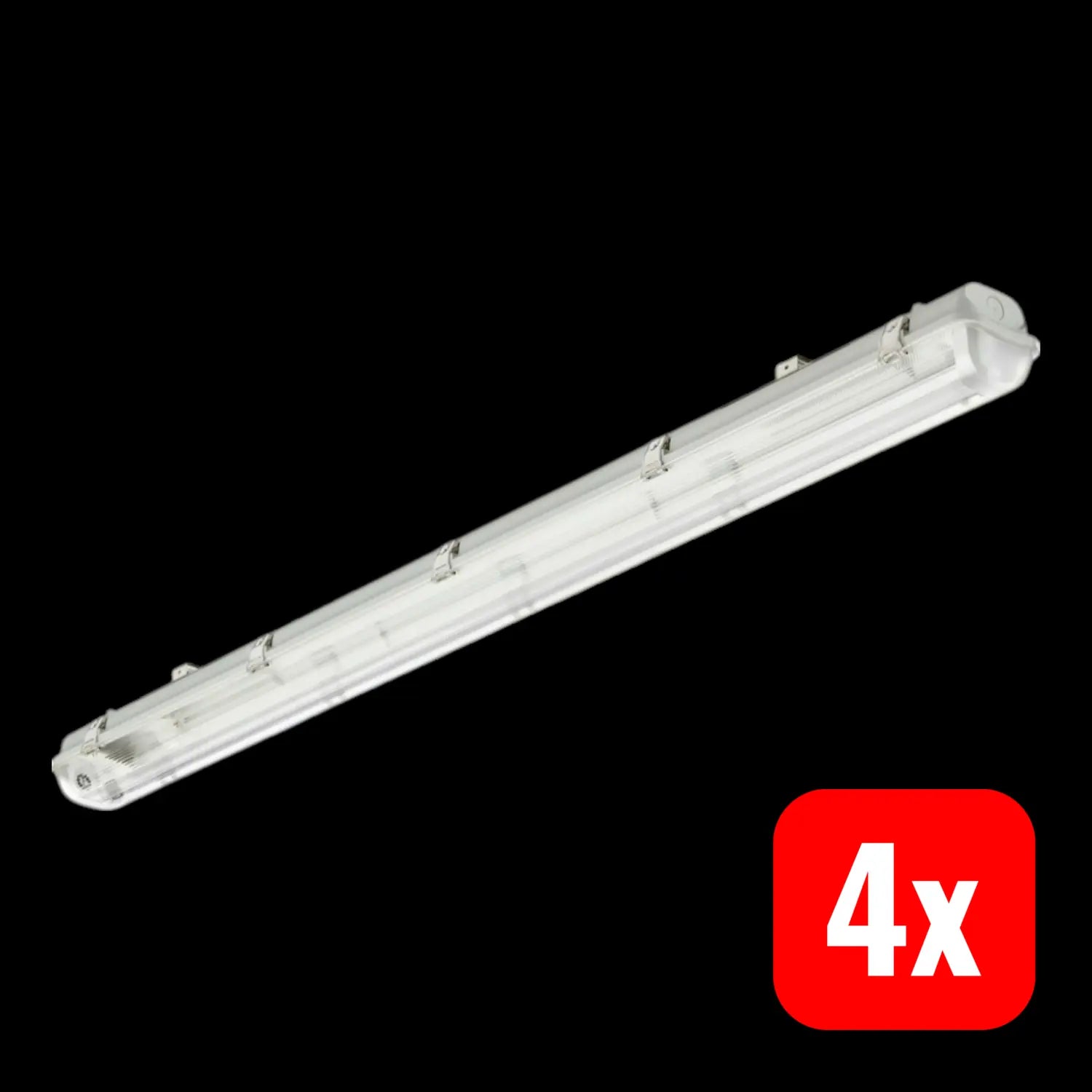 B-Ware Philips Lighting Ledinaire 2x Tled Led Feuchtraumleuchte Led T8 Grau 4 Stück