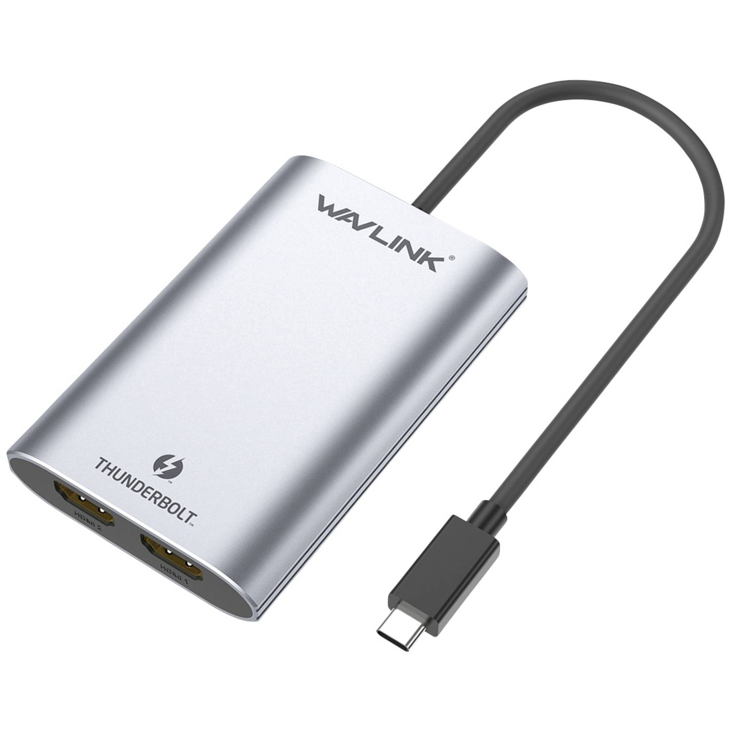 B-Ware Wavlink Tv Monitor Adapter Hdmi Konverter Thunderbolt 3 Space Grau Dual Display