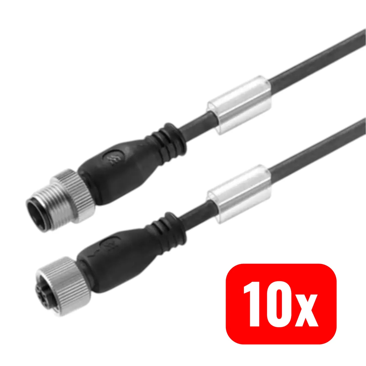 B-Ware Weidmüller Sensor Stecker Leitung Kabel Buchse M12 Sensorik 1.5m 10 Stück