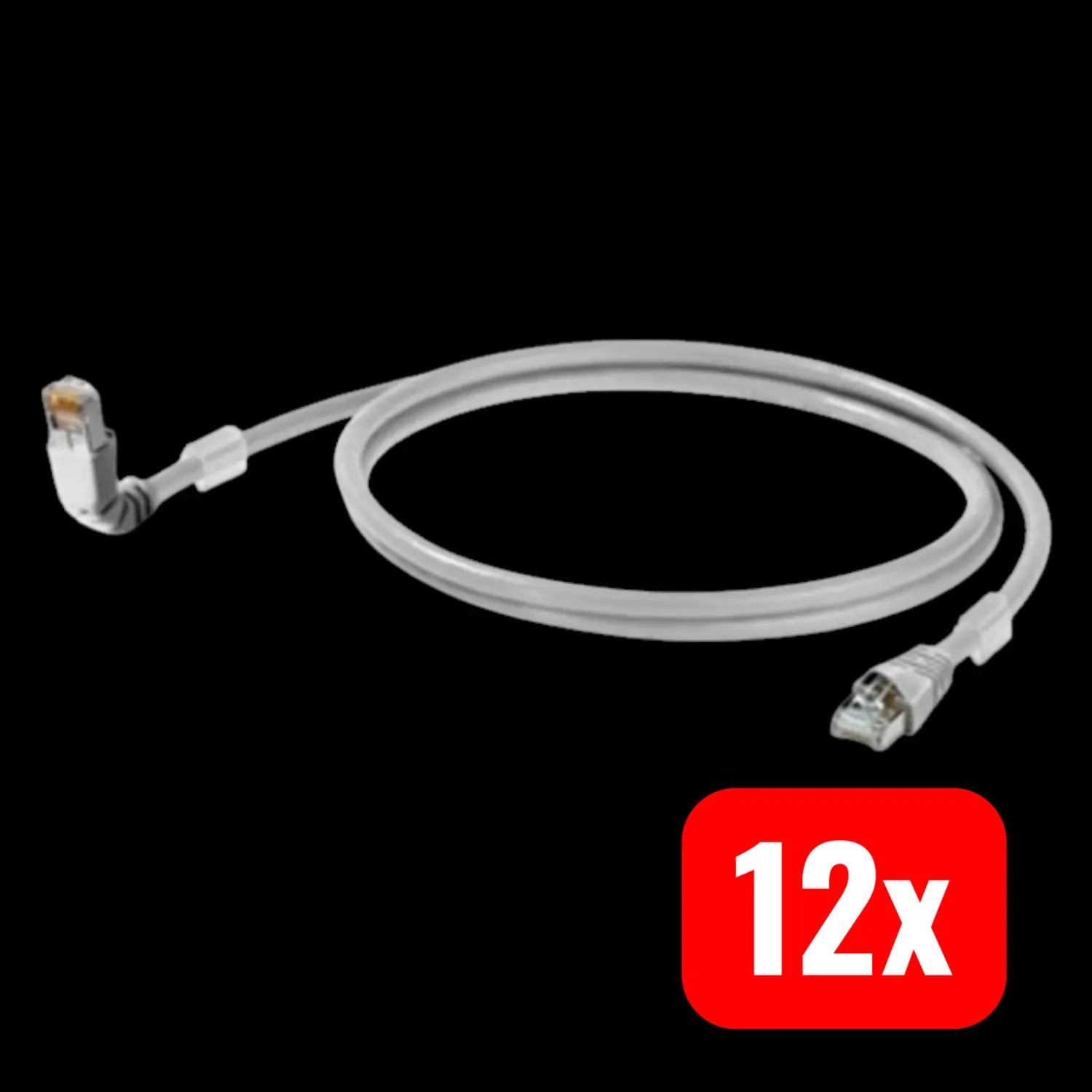 B-Ware Weidmüller 1248280015 Rj45 Netzwerkkabel Patchkabel Ethernet 1,5 M 12 Stück