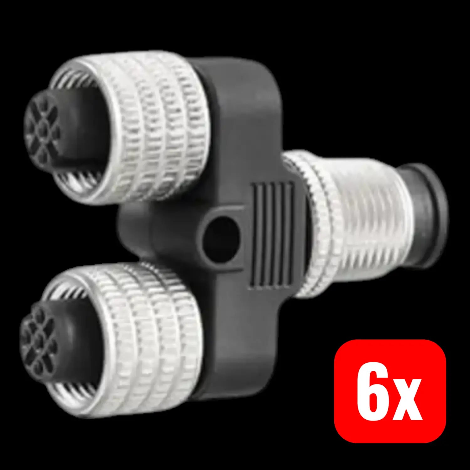 B-Ware Weidmüller Sensor Aktorverteiler Adapter Y Verteiler M12 5 Polig 6 Stück