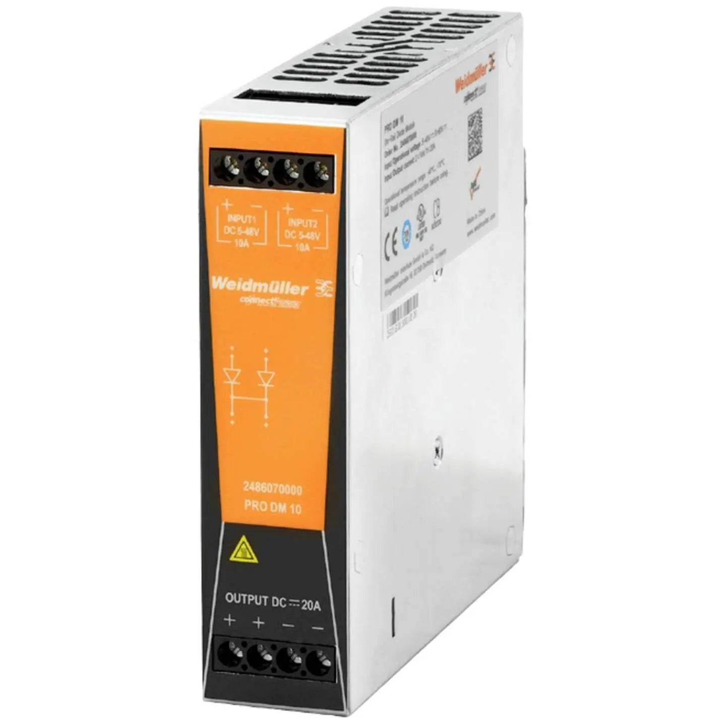 B-Ware Weidmüller Diodenmodul Gleichrichter Stromversorgung Pro Dm 10 2486070000