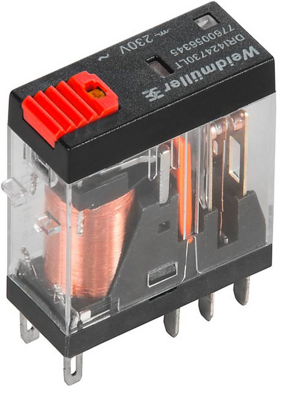 B-Ware Weidmüller Dri424730 Lt Steckrelais 230 V/Ac 5 A 2 Wechsler 20 St. Relais