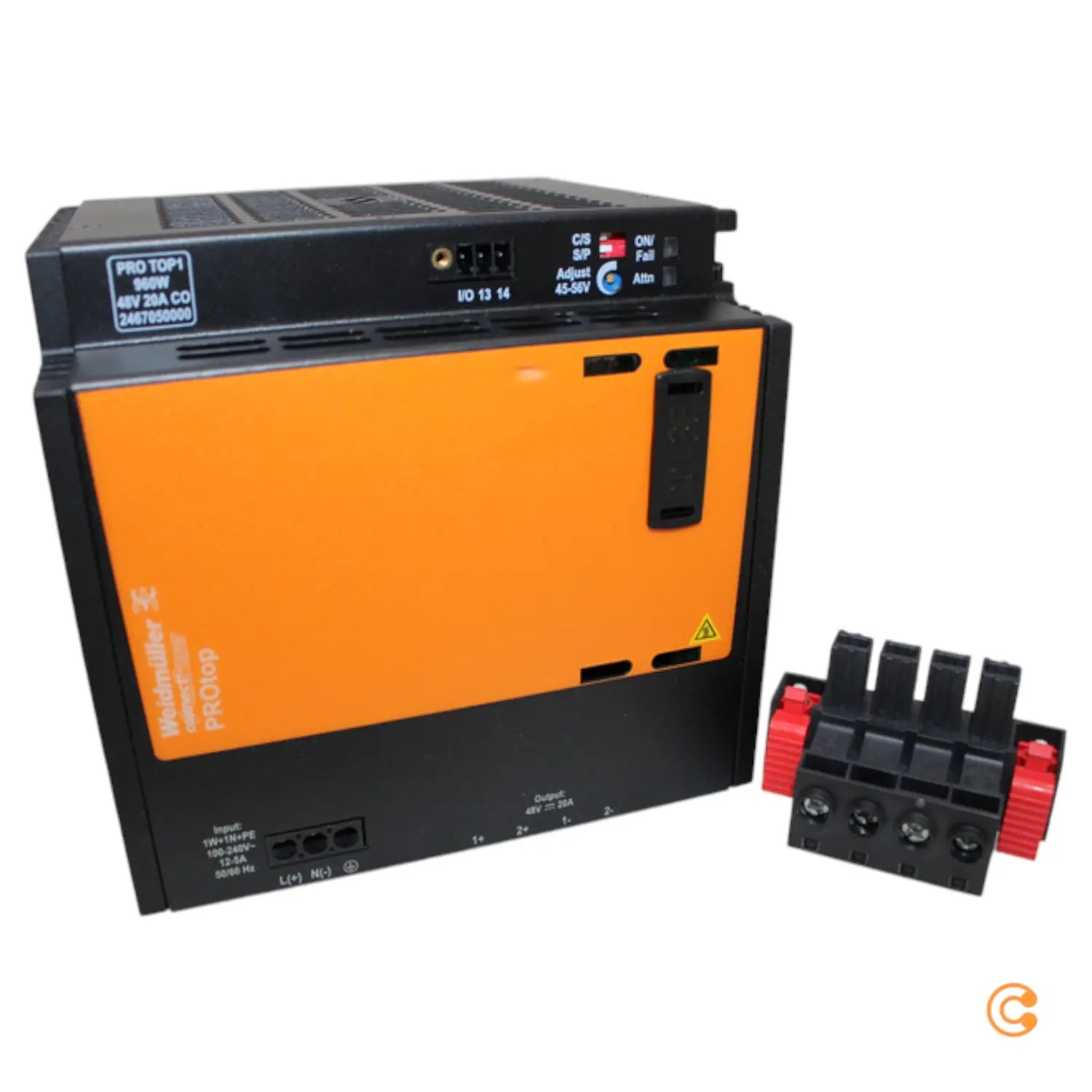 B-Ware Weidmüller 2467010000 Schaltnetzgerät 24 V/Dc 40 A 960 W Hutschienen Netzteil